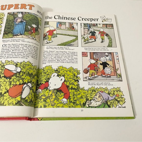 Vtg Rupert Bear Book The Daily Express Annual Storybook - Picture 11 of 16